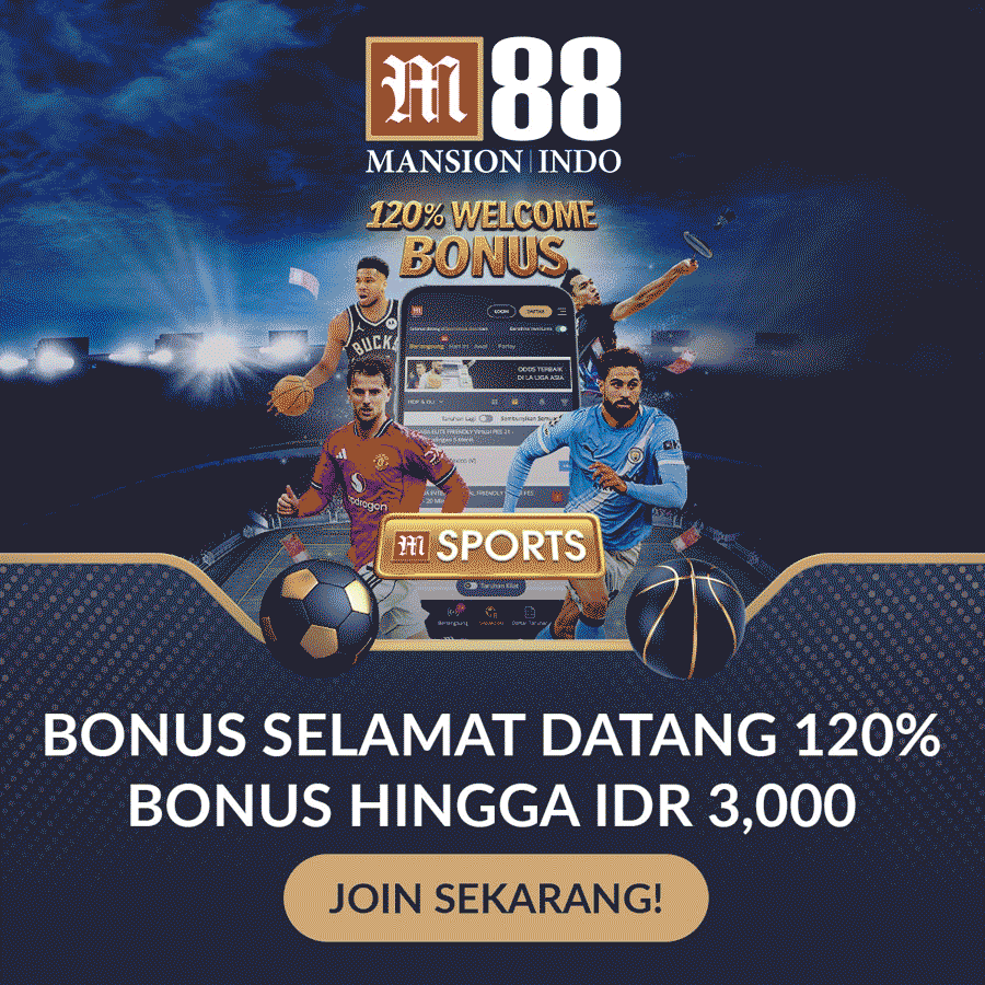 Demo visual antarmuka pendaftaran dan login member di situs M88 Indonesia